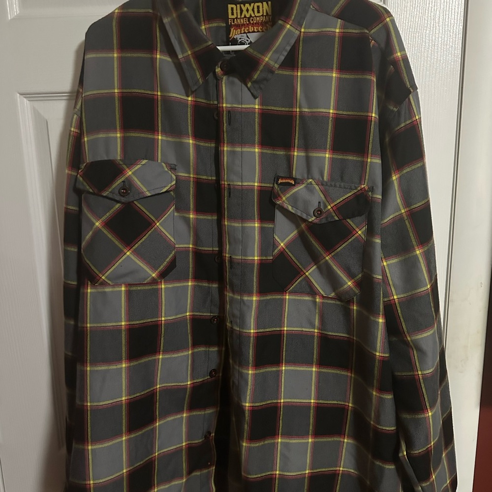RARE AND SOLD OUT HATEBREED “UNDER THE KNIFE” DIXXON FLANNEL 4XL